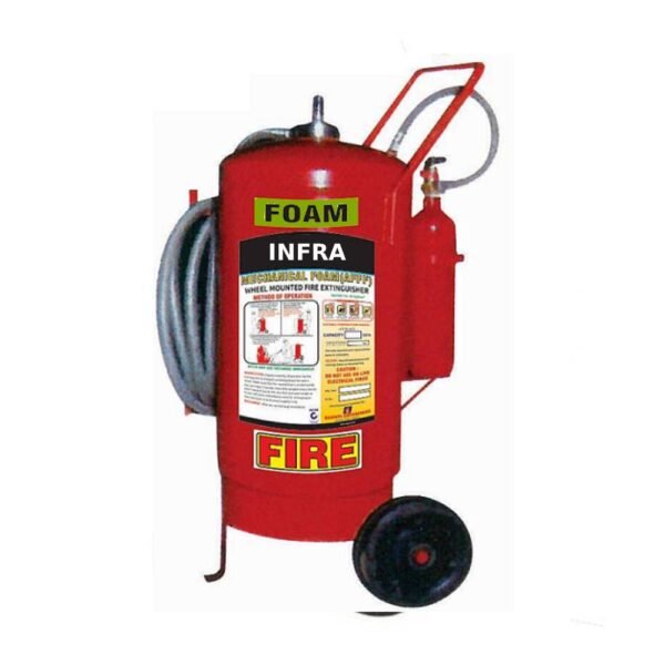 Trolley Mounted High Capacity Extinguishers Foam Type